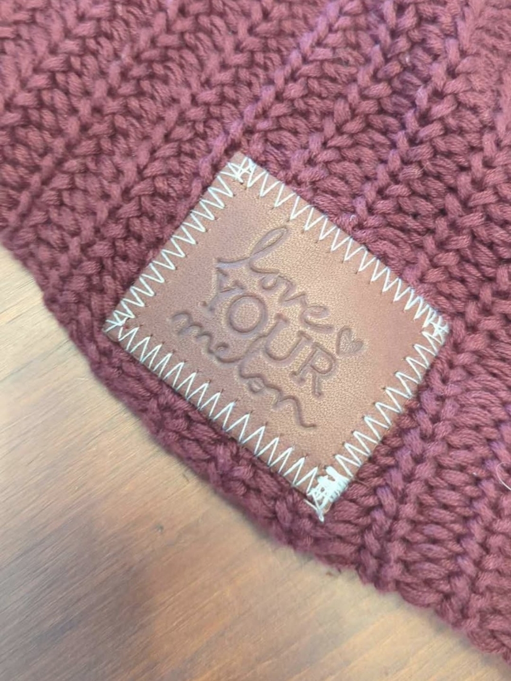 Love Your Melon Adult Beanie - Burgundy